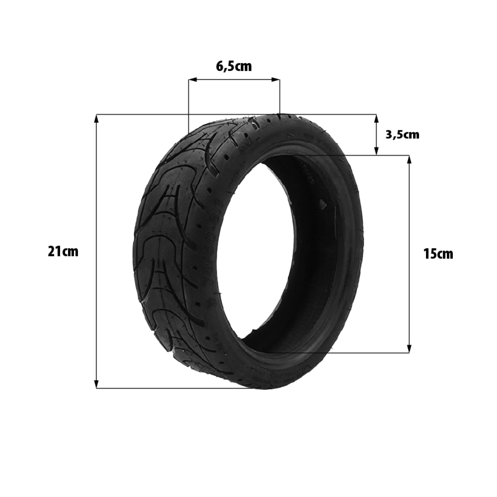 Reifen 70/50-6.1 tubeless Dualtron Mini Pop Togo Aminia (8.5x3)