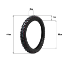 Pneu 90/90-19 OffRoad Surron Lightbee Talaria pour trottinette électrique - Wattiz