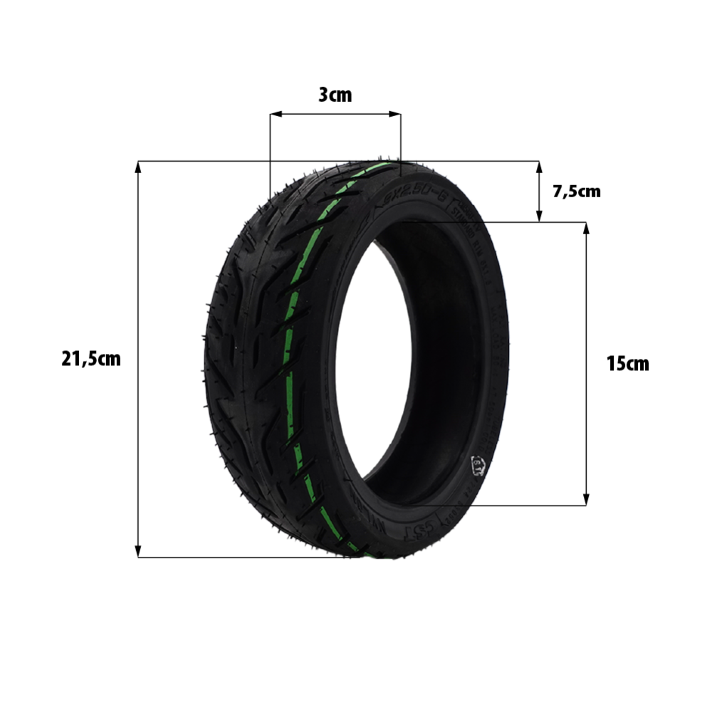 Neumático 9x2.50-6 Tubeless Nami Stellar CST