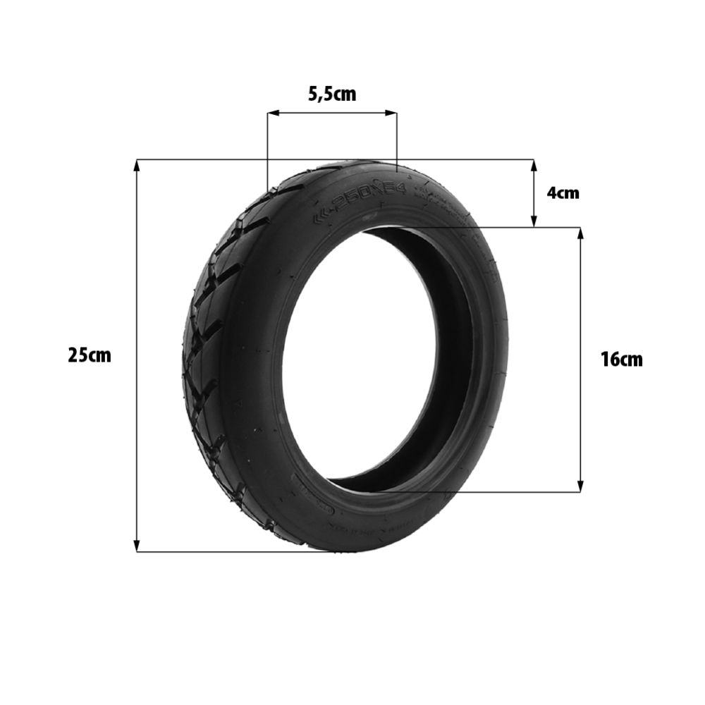 Neumático Tubeless Xiaomi Scooter 4 250x54