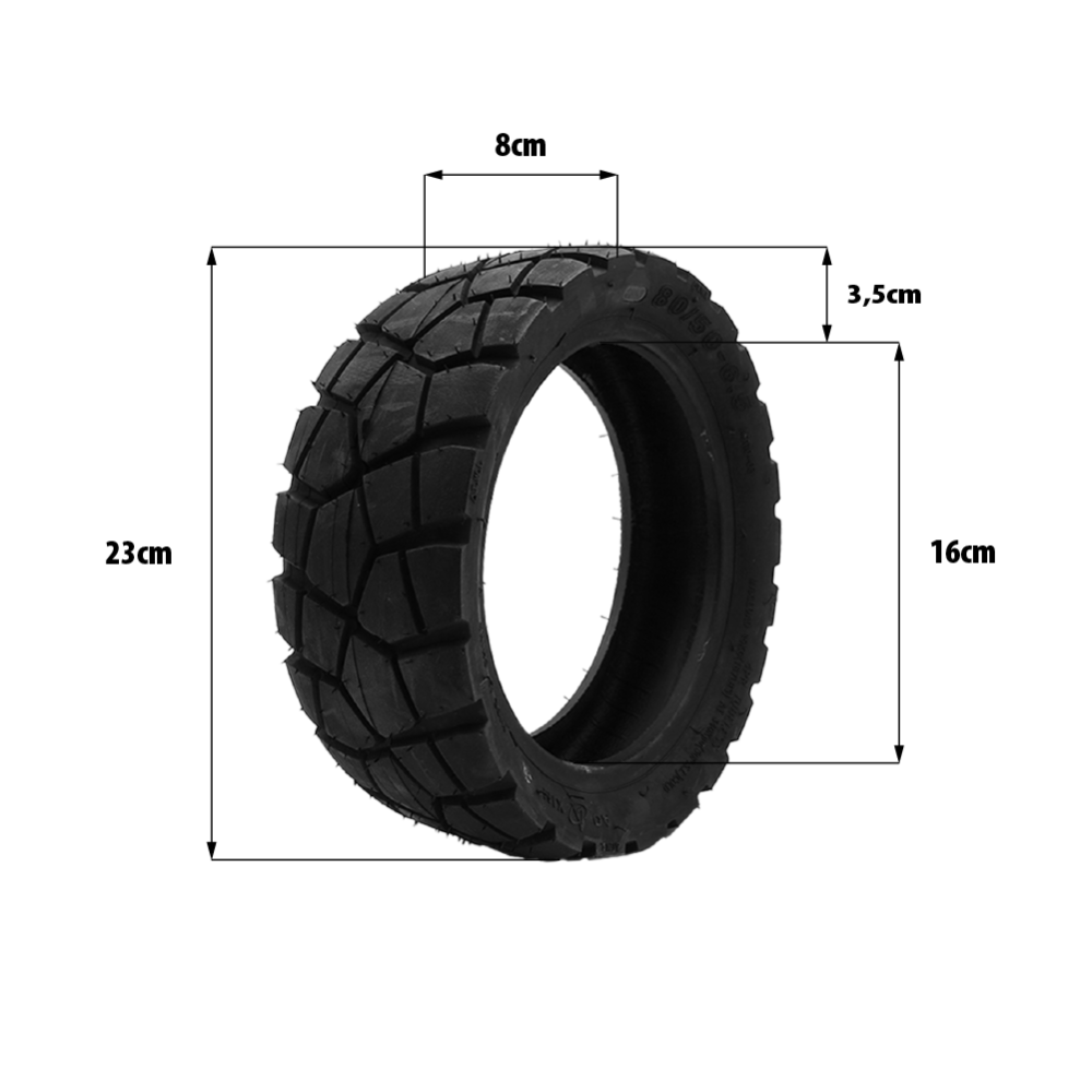 Neumático  Dualtron Victor 2025 80/50-6.5 Tubeless