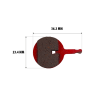 SpeedTrott RS800/1600 02B brake pads