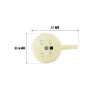 Plaquettes de freins métalliques SpeedTrott RS800/1600 02B pour trottinette électrique - wattiz