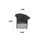 Plaquettes de freins Nutt ventilées Dualtron Thunder pour trottinette électrique - wattiz