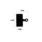 Plaquettes de frein Shimano B01S T U pour trottinette électrique wattiz