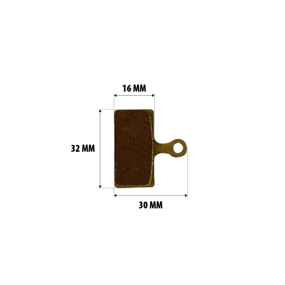 Plaquettes de frein Shimano B01S T U métalliques pour trottinette électrique wattiz