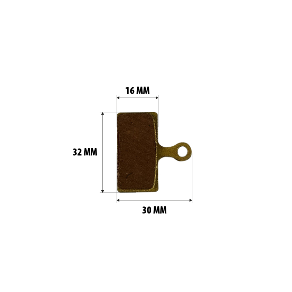 Pastillas de freno Shimano B01S T U metálicas