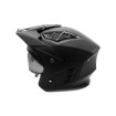 Matte black FRV street helmet (size S to XL)