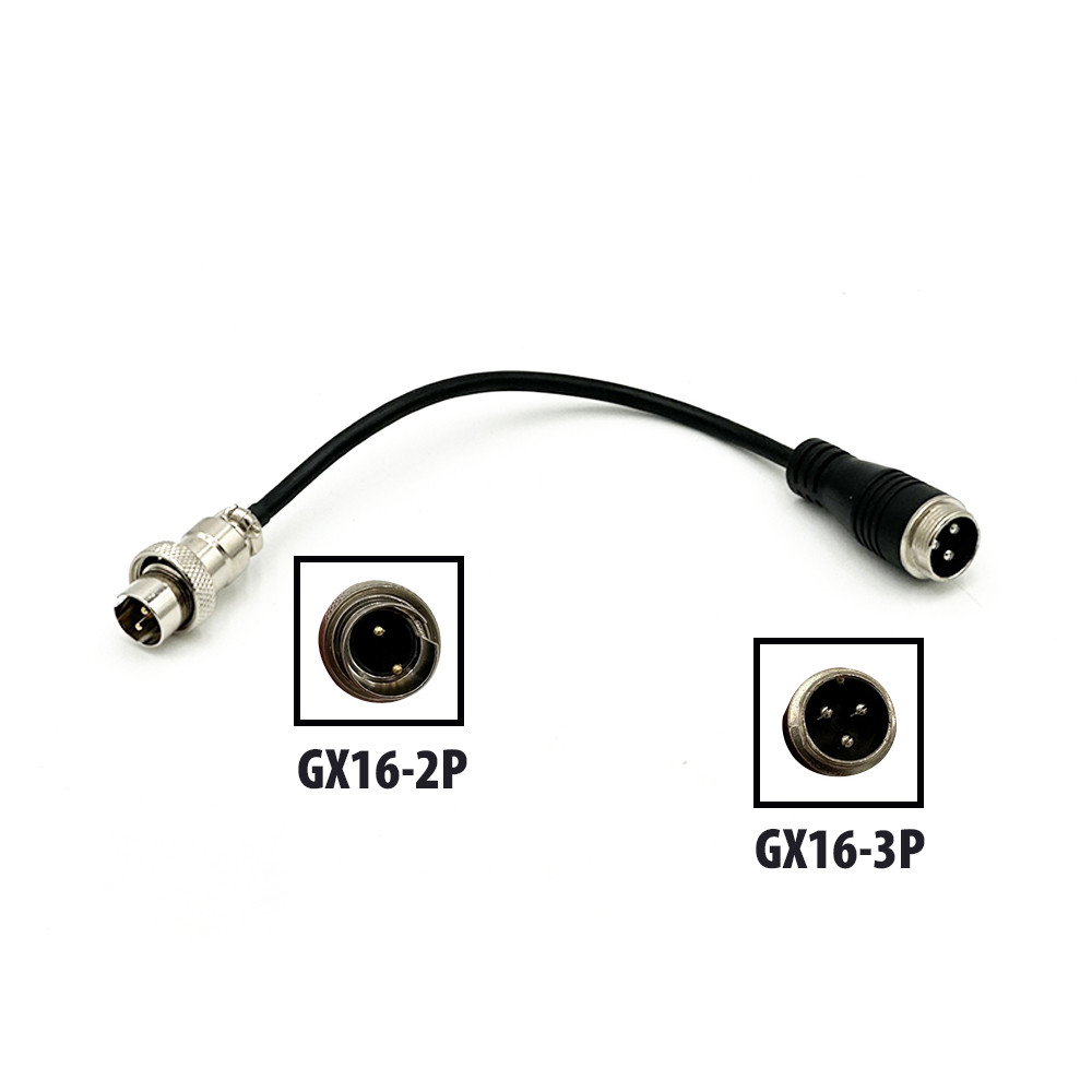 Adaptador Nami de GX16-3P a GX16-2P