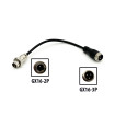 Adaptador Nami de GX16-3P a GX16-2P