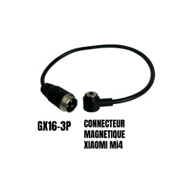 Adapter GX16-3 pins male to Xiaomi Mi4 magnetic connector