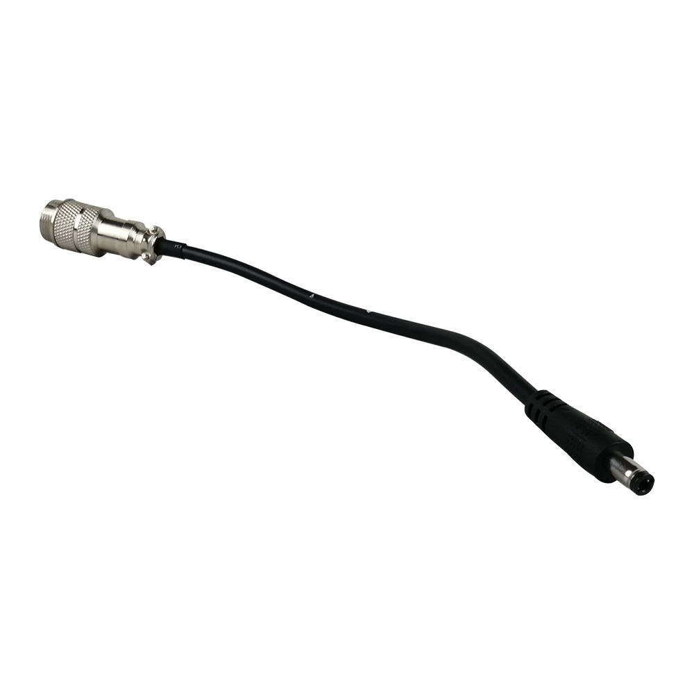 Adaptador de GX16-3P macho a DC 5,5 2,5 mm hembra