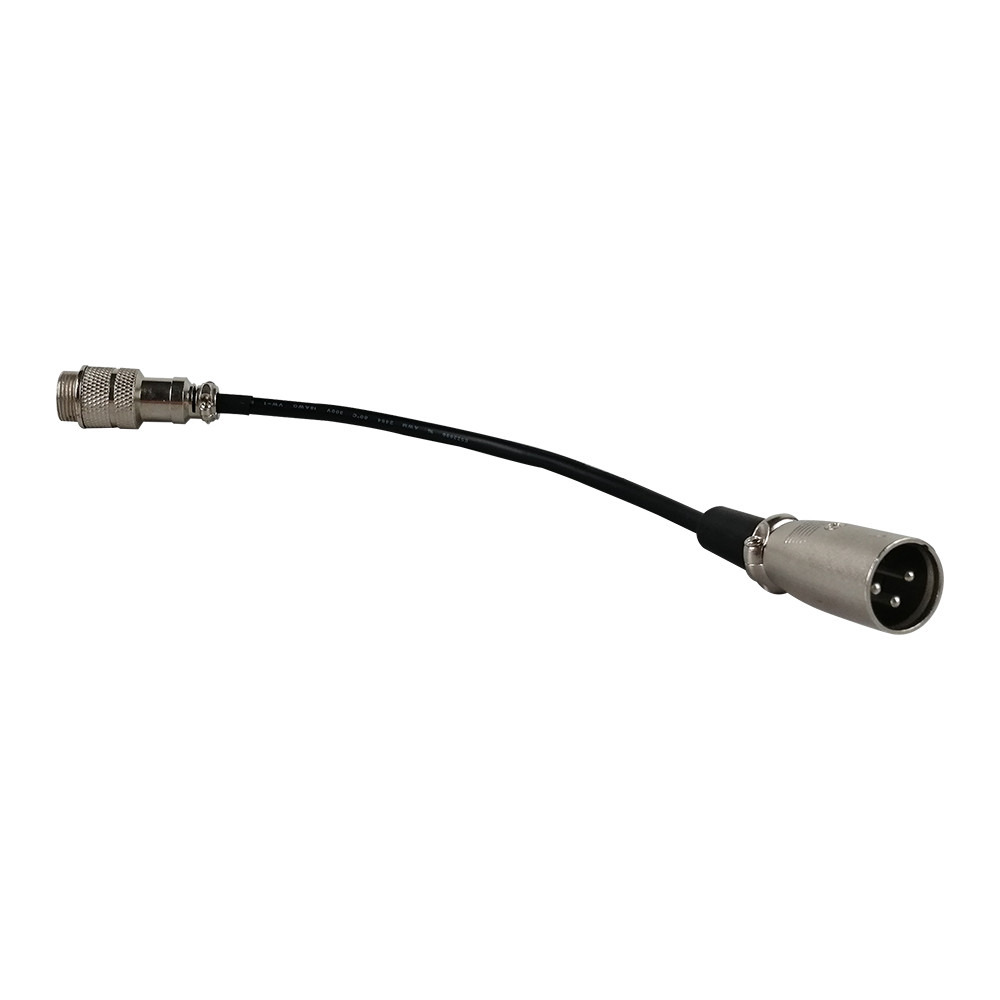 Adaptador GX16-3P macho a XLR macho