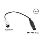 Adaptateur chargeur Mi4 Pro Max pour trottinette électrique - Wattiz