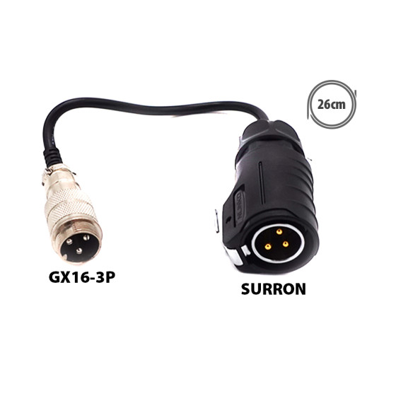 Adaptateur chargeur Surron pour trottinette électrique - Wattiz