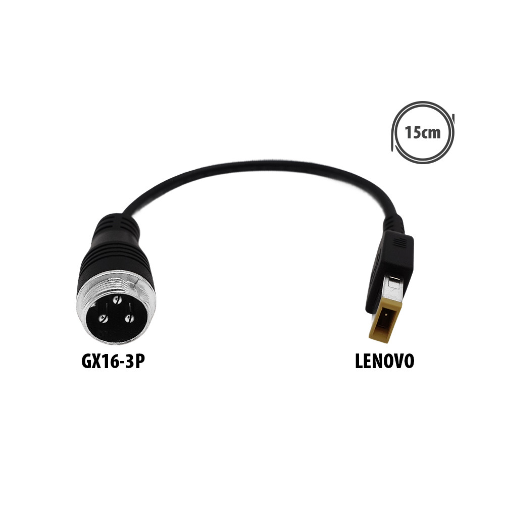 Adaptador de enchufe de GX16-3P a Lenovo