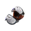 Casco JET FRV blanco brillante (tallas XS a XXL)
