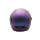 Casque JET FRV bleu mat caméléon (taille XS à XXL) pour trottinette électrique - Wattiz