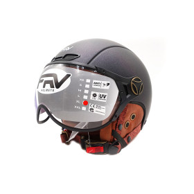 Casque JET FRV vert mat caméléon pour trottinette électrique - Wattiz