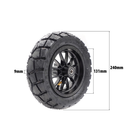 Roue avant Kukirin G2 Pro 2024 pour trottinette électrique - Wattiz