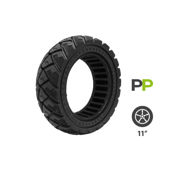 Pneu plein 90/65-6,5 pour trottinette électrique - Wattiz