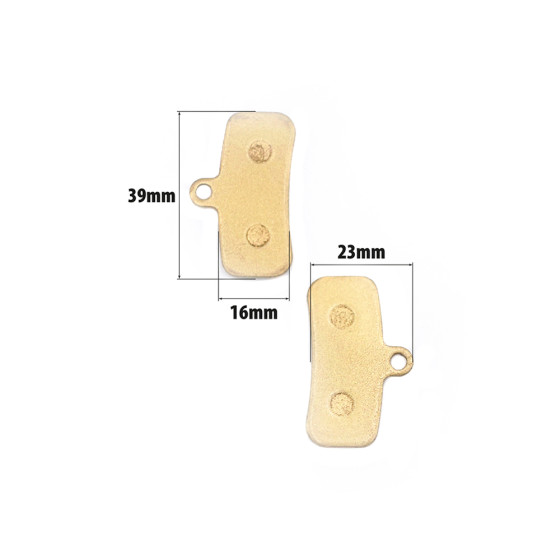 Plaquettes de freins Nutt 4 pistons metalliques pour trottinette électrique - wattiz