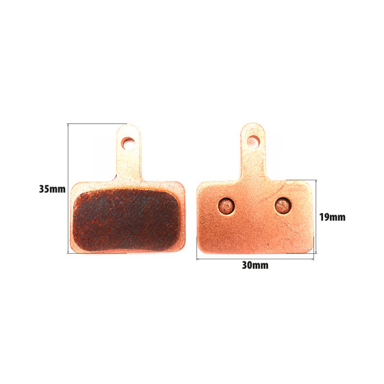 Plaquettes de frein Kaabo mantis Shimano B01S metal fritté haute performance pour trottinette électrique - Wattiz