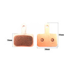 Plaquettes de frein Zoom metal fritté pour trottinette électrique - Wattiz