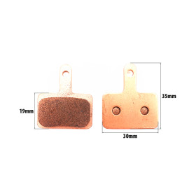 Plaquettes de frein Zoom metal fritté pour trottinette électrique - Wattiz