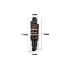 Amortisseur Meroca 150mm pour trottinette électrique - wattiz