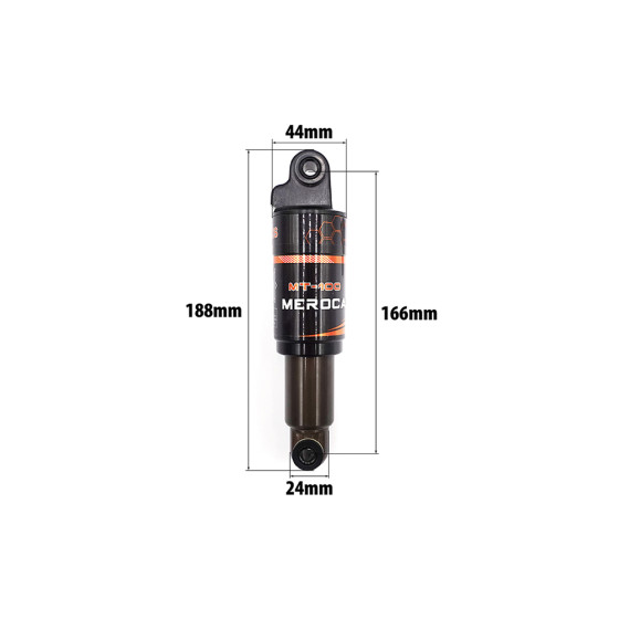 Amortisseur Meroca 165mm pour trottinette électrique - wattiz