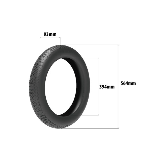 Mousse Anticrevaison Fat Bike 20x4 pour trottinette électrique - Wattiz