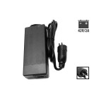 Chargeur batterie Bosch 42v 2A pour trottinette électrique - Wattiz