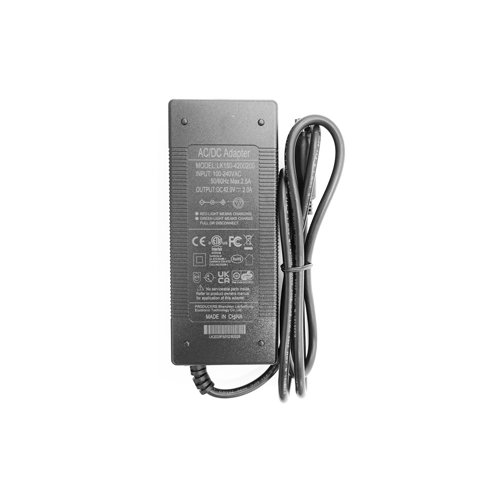 New generation Phylion 3-pin charger 42V 2A