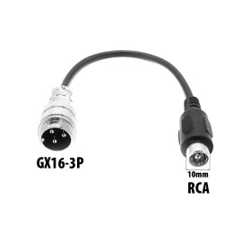 Adapter GX16-3P auf 10mm Cinch