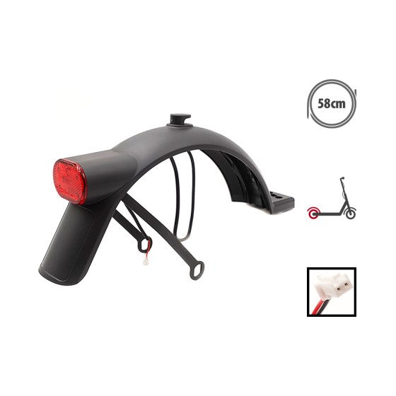 Garde boue arriere Xiaomi scooter 5 pour trottinette électrique - Wattiz
