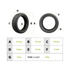 Pneu renforcé Xiaomi M365 (50/75-6.1) pour trottinette électrique - wattiz