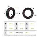 Pneu plein Xiaomi nouvelle génération rouge pour trottinette électrique - wattiz