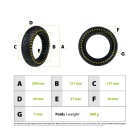 Pneu plein Xiaomi nouvelle génération jaune pour trottinette électrique - wattiz