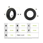 Pneu plein 10x2.50-6,5 Ninebot G30 pour trottinette électrique - wattiz