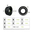 Pneu 100/55-6 Teverun Supreme pour trottinette électrique  - wattiz