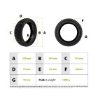 Pneu route 10.5x2.75 tubeless avec gel anti-crevaison pour trottinette électrique - wattiz