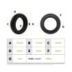 Neumático sólido 10x2.50 (60/70-7) Xiaomi Mi4 Pro