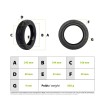 Ninebot F Xiaomi Mi4 Neumático Tubeless Gel Antipinchazos 10x2.125-6.5