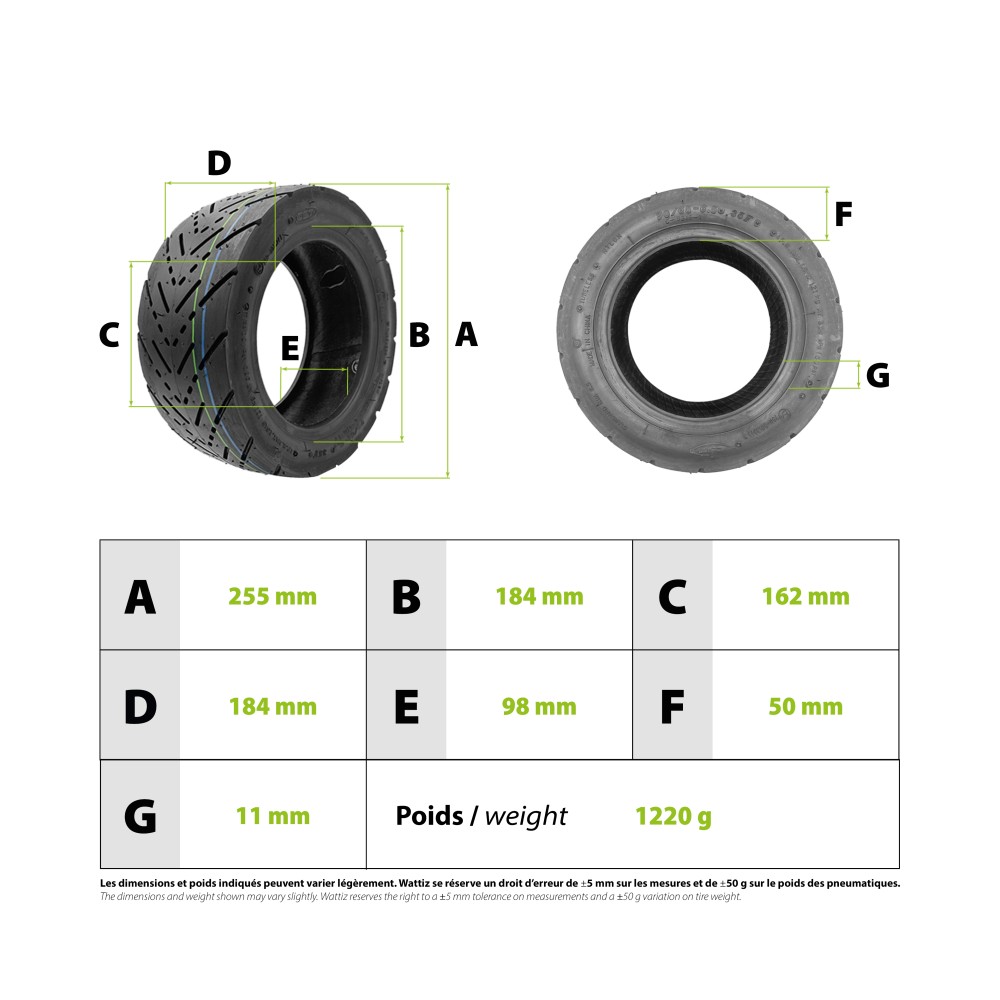 90/65-6.5 road tyre CST