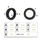 Pneu tubeless 10x2.50-7 pour trottinette électrique - Wattiz
