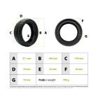 Pneu tubeless 9x2.50-6 CST + gel anti crevaison pour trottinette électrique - Wattiz