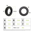Pneu tubeless 10x2.125-6.1 pour trottinette électrique - Wattiz