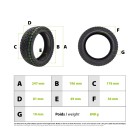 Pneu 80/55-7 tubeless CST Navee N65i pour trottinette électrique - Wattiz