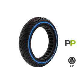 Pneu plein Xiaomi nouvelle génération bleu  pour trottinette électrique - wattiz